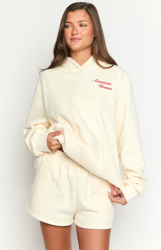 Beginning Cream American Dream Hoodie