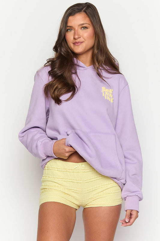 Beginning Purple Snuggle Bubble Hoodie
