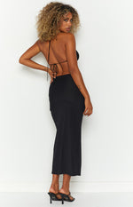 Adelita Black Midi Dress Image