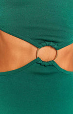 Alessandra Green Mini Dress Image