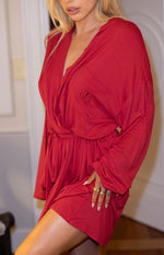 Almost Ready Burgundy Robe Image