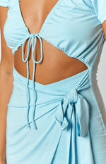 Amanda Blue Mini Dress Image