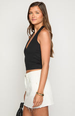 Amora Black Crop Top Image
