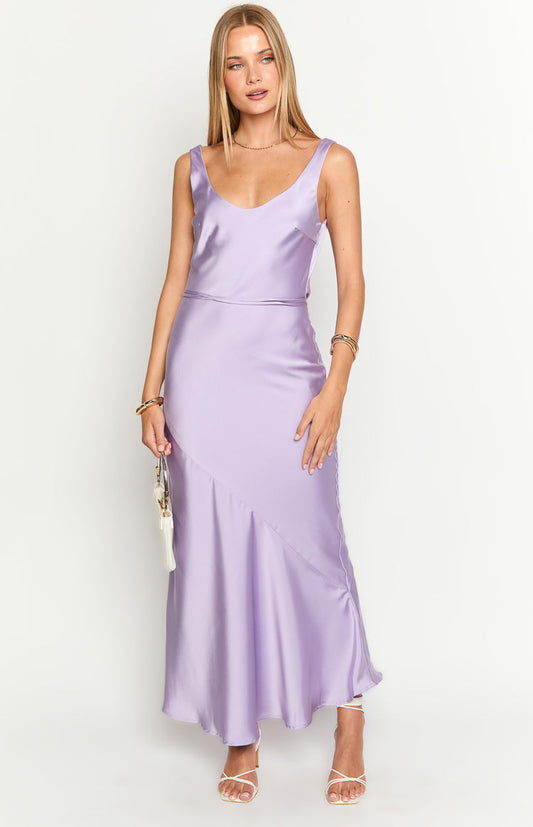 Aviva Purple Maxi Dress