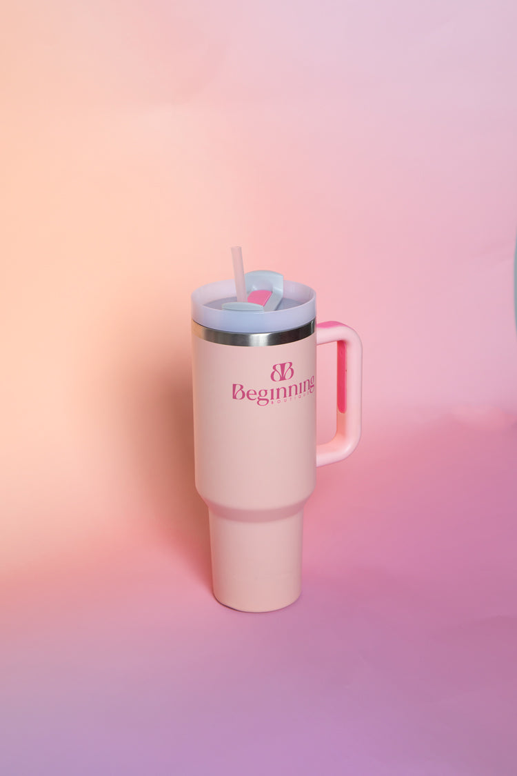 Beginning Boutique Miss Sippy Bubblegum Tumbler Image