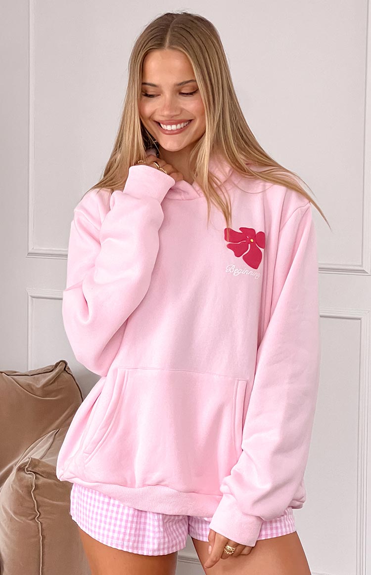 Beginning Pink Hawaii Hoodie Image