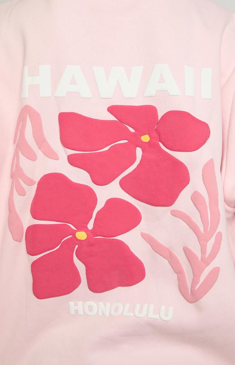 Beginning Pink Hawaii Hoodie Image