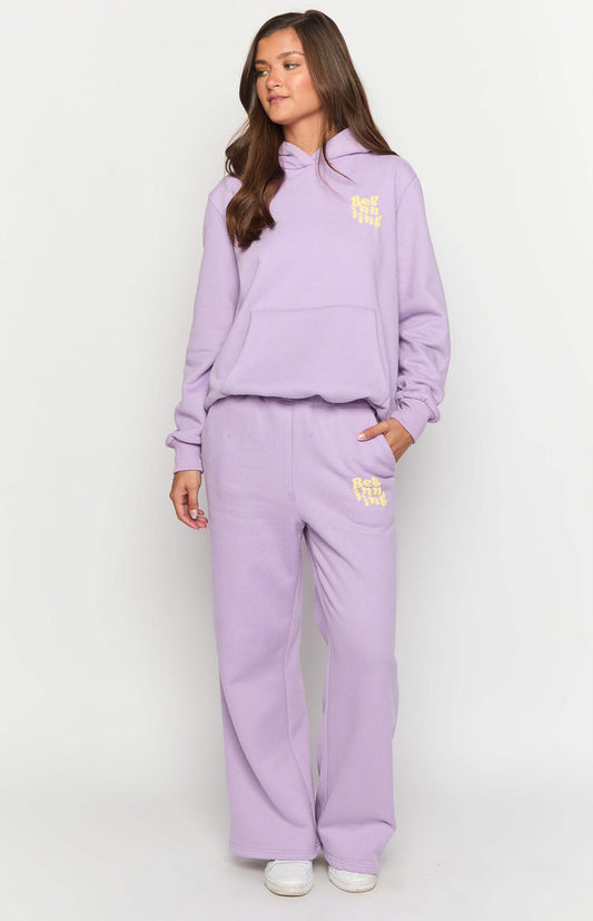 Beginning Purple Snuggle Track Pants