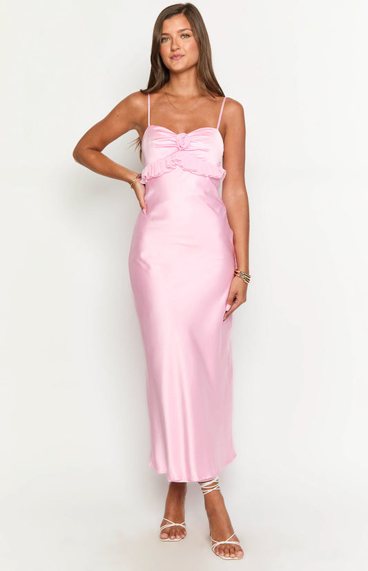 Bella Pink Maxi Dress
