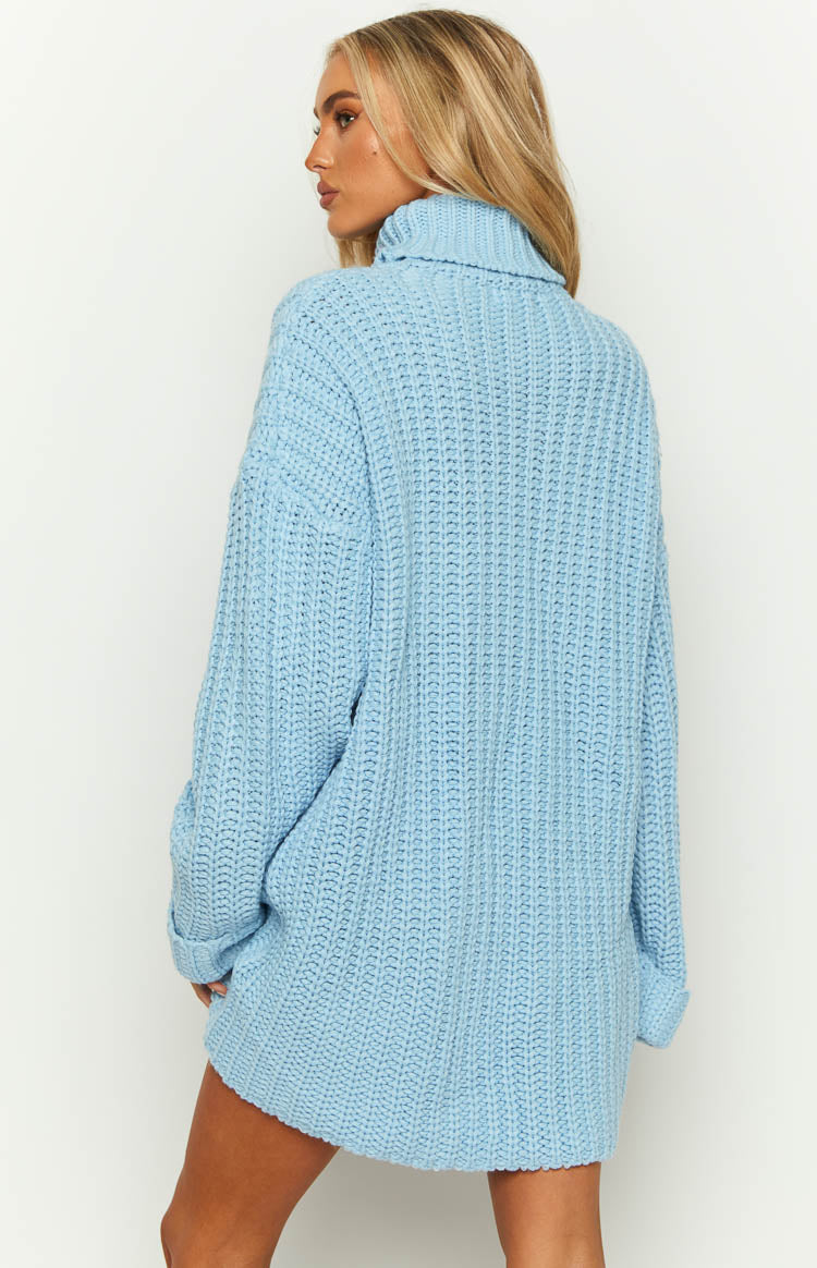Bonnie Blue Sweater Dress Image
