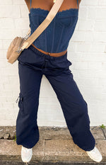 Bronx Navy Drawcord Cargo Pants Image
