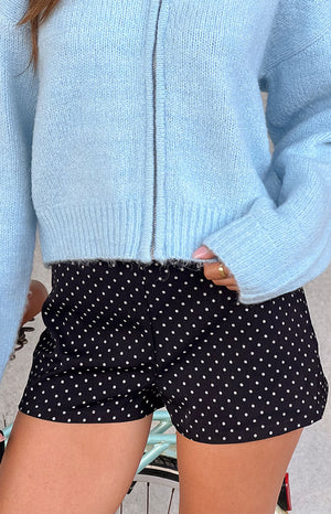 Brynn Black Polka Dot Shorts