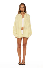 James Yellow Stripe Button up Long Sleeve Shirt Image