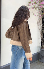 Cloud Brown Aviator Jacket Image