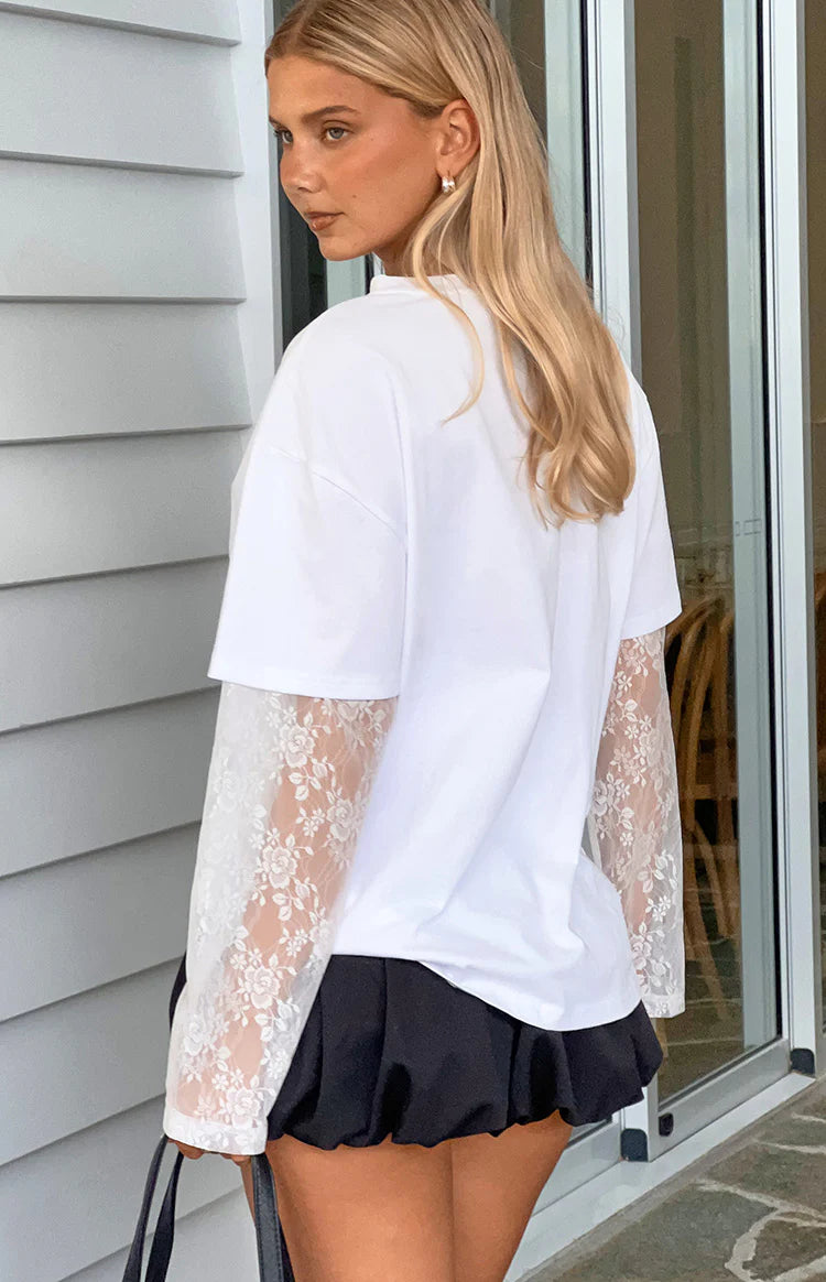 Constance Black Bubble Hem Shorts Image