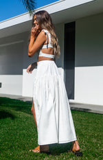 Cosmos Crop Top White Image
