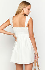 Dekoda White Cap Sleeve Mini Dress Image