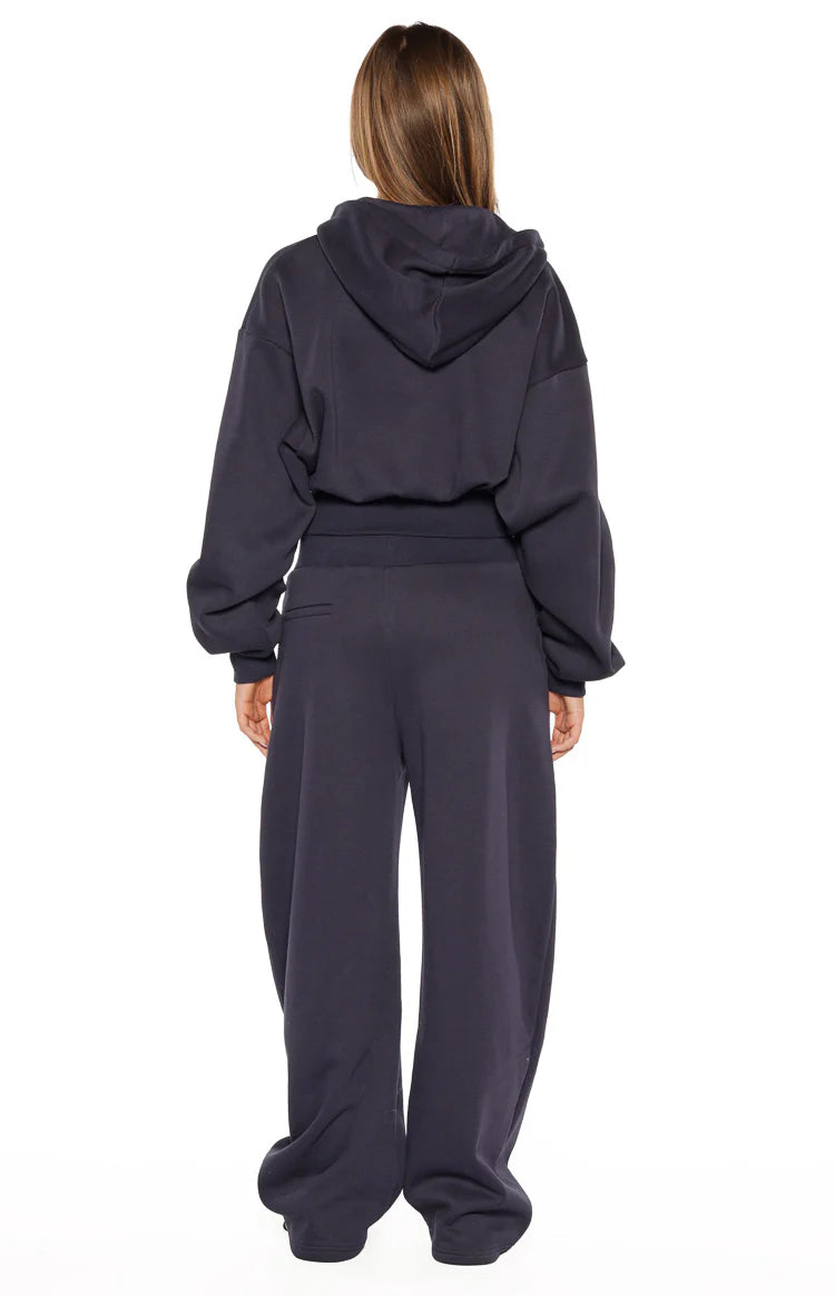 Dora Navy Zip Hoodie Sweater Image