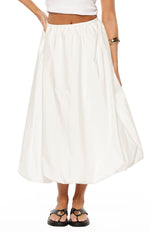 Dorothy White Bubble Hem Skirt Image