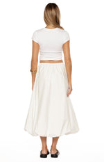 Dorothy White Bubble Hem Skirt Image