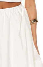 Dorothy White Bubble Hem Skirt Image