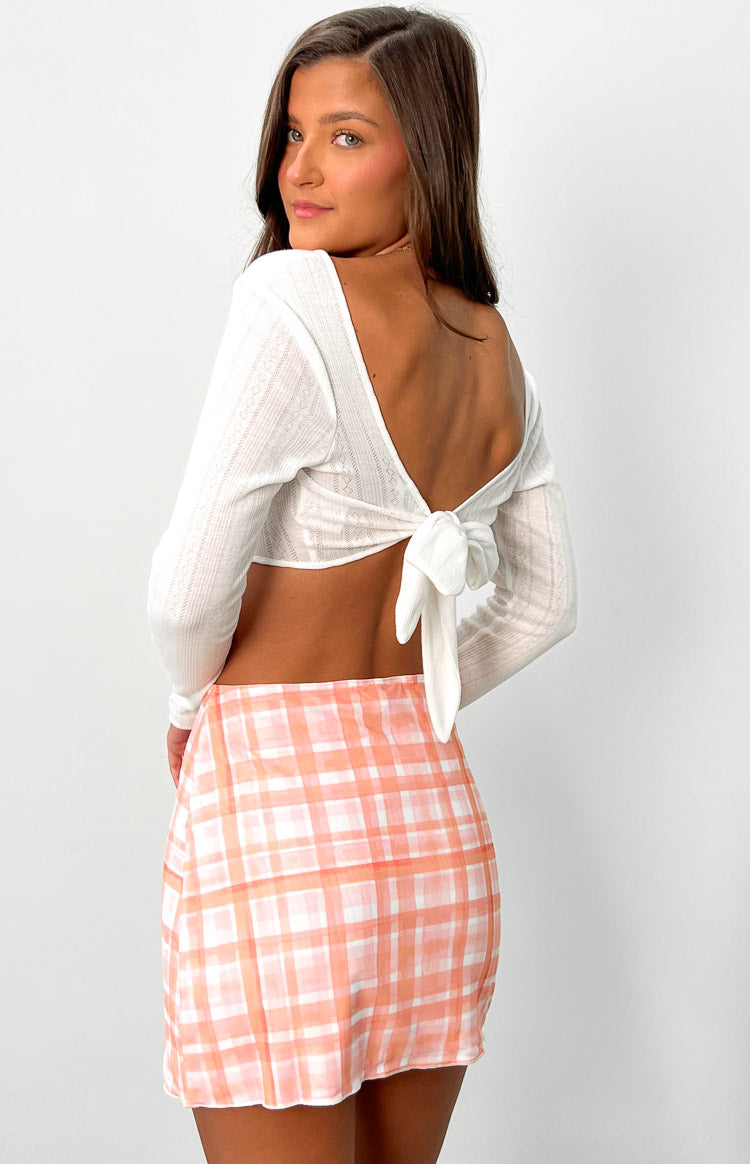 Ellie White Crop Top Image