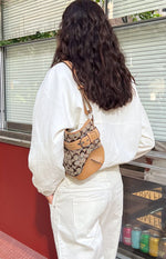 Enya Cream Funnel Neck Sports Jacket Image