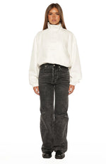 Enya Cream Funnel Neck Sports Jacket Image