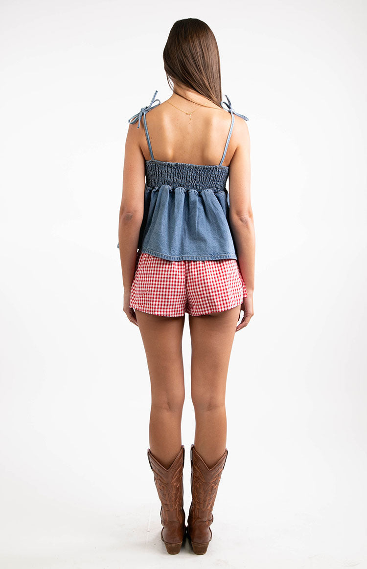 Ethel Blue Denim Top Image