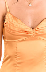 Honey Orange Mini Dress Image