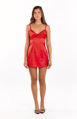 Honey Red Mini Dress Image