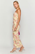 Imogen Yellow Bloom Maxi Dress Image