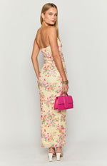 Imogen Yellow Bloom Maxi Dress Image
