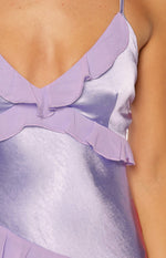 Inara Lilac Ruffle Maxi Dress Image