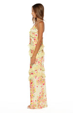 Inara Yellow Bloom Ruffle Maxi Dress Image