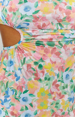 Jenna Cut Out Mini Dress Multi Image