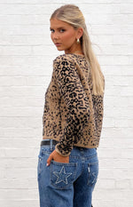 Kahli Leopard Print Cardigan Image