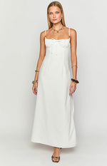 Kayla White Maxi Dress Image