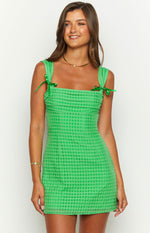Layla Green Tie Back Mini Dress Image