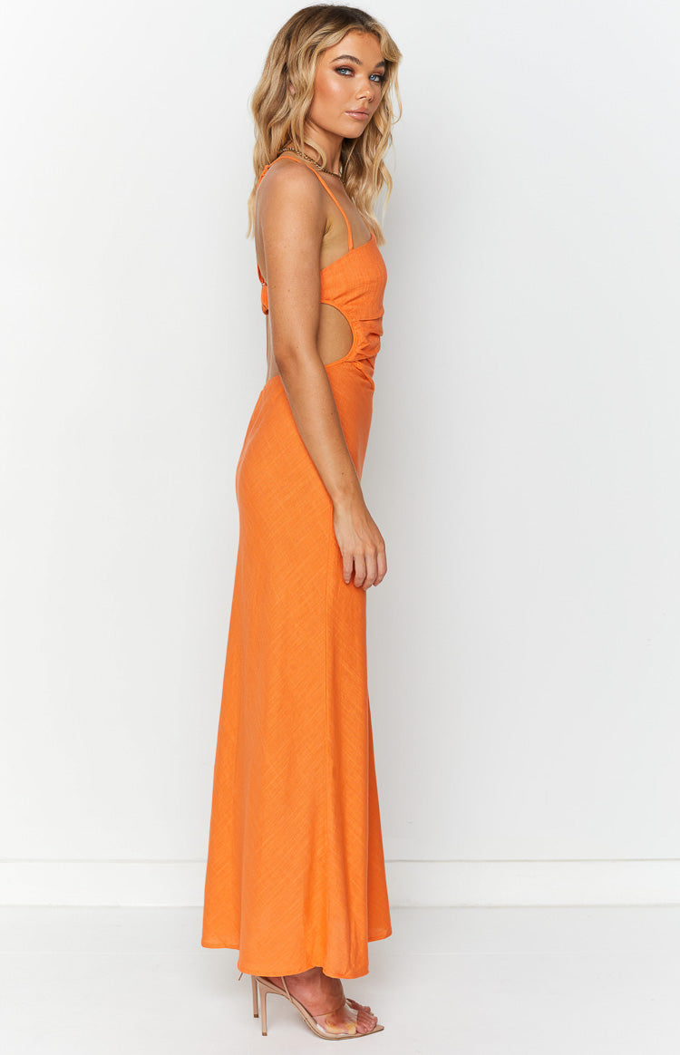 Lene Orange Maxi Dress Image