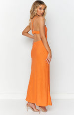 Lene Orange Maxi Dress Image