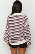 Lioness Porcelain Multi Striped Rugby Jersey Image