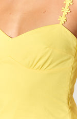 Marbelle Bright Yellow Mini Dress Image