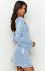 Marienne Blue Sequin Mini Dress Image