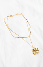 Marisa Gold Statement Layered Necklace Set Image