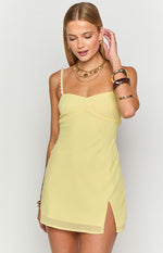 Mia Yellow Mini Dress Image