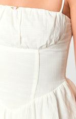 Peaches White Mini Dress Image