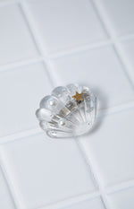 White Shell Hair Clip Image