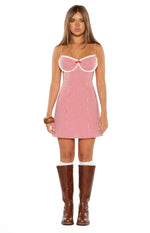 Please Red Gingham Mini Dress Image