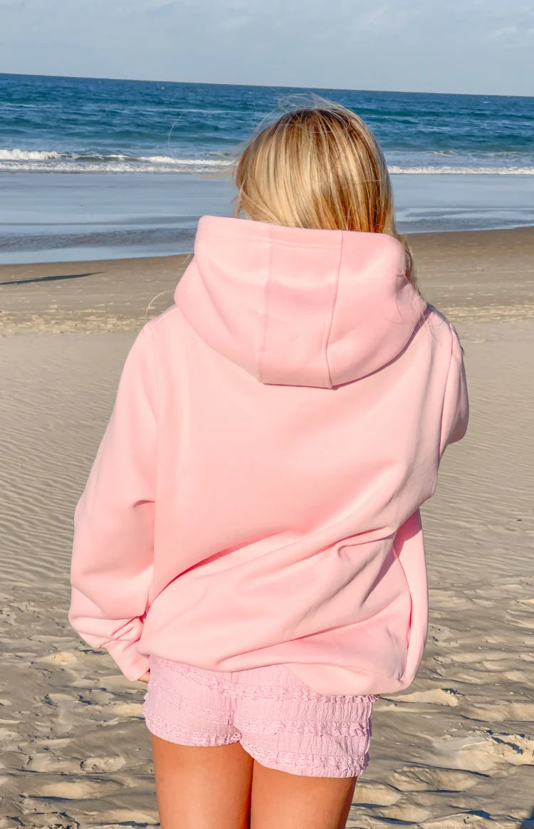 Presley Pink Polka Dot Hoodie Image